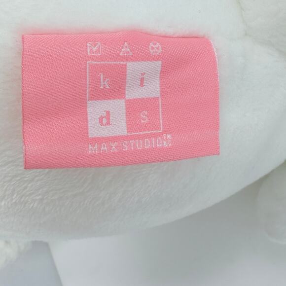 Henglu International Max Studio White Plush Bunny Rabbit Easter Stuffed Animal - Picture 3 of 14